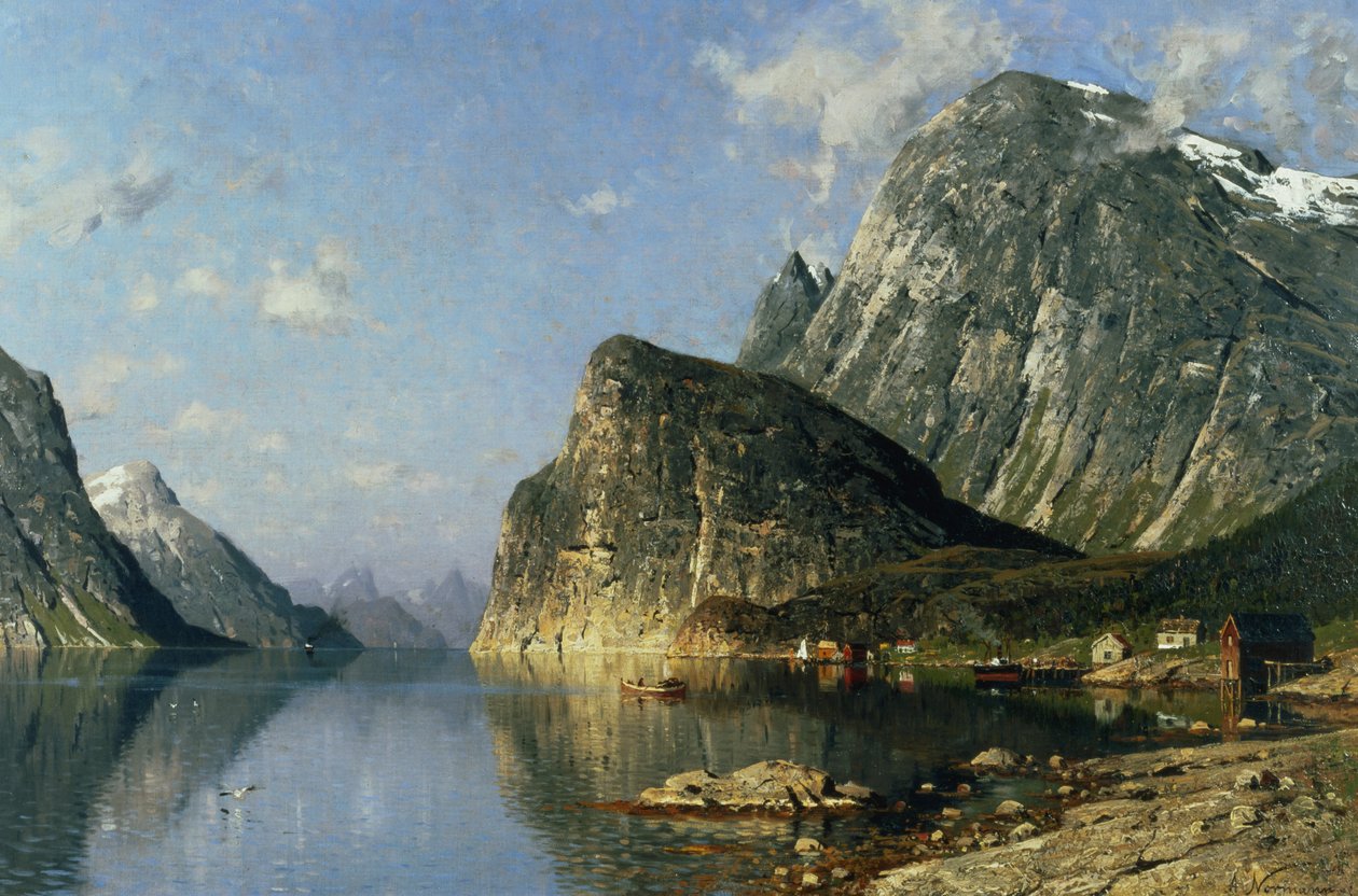 Sognefjorden, Norge av Adelsteen Normann