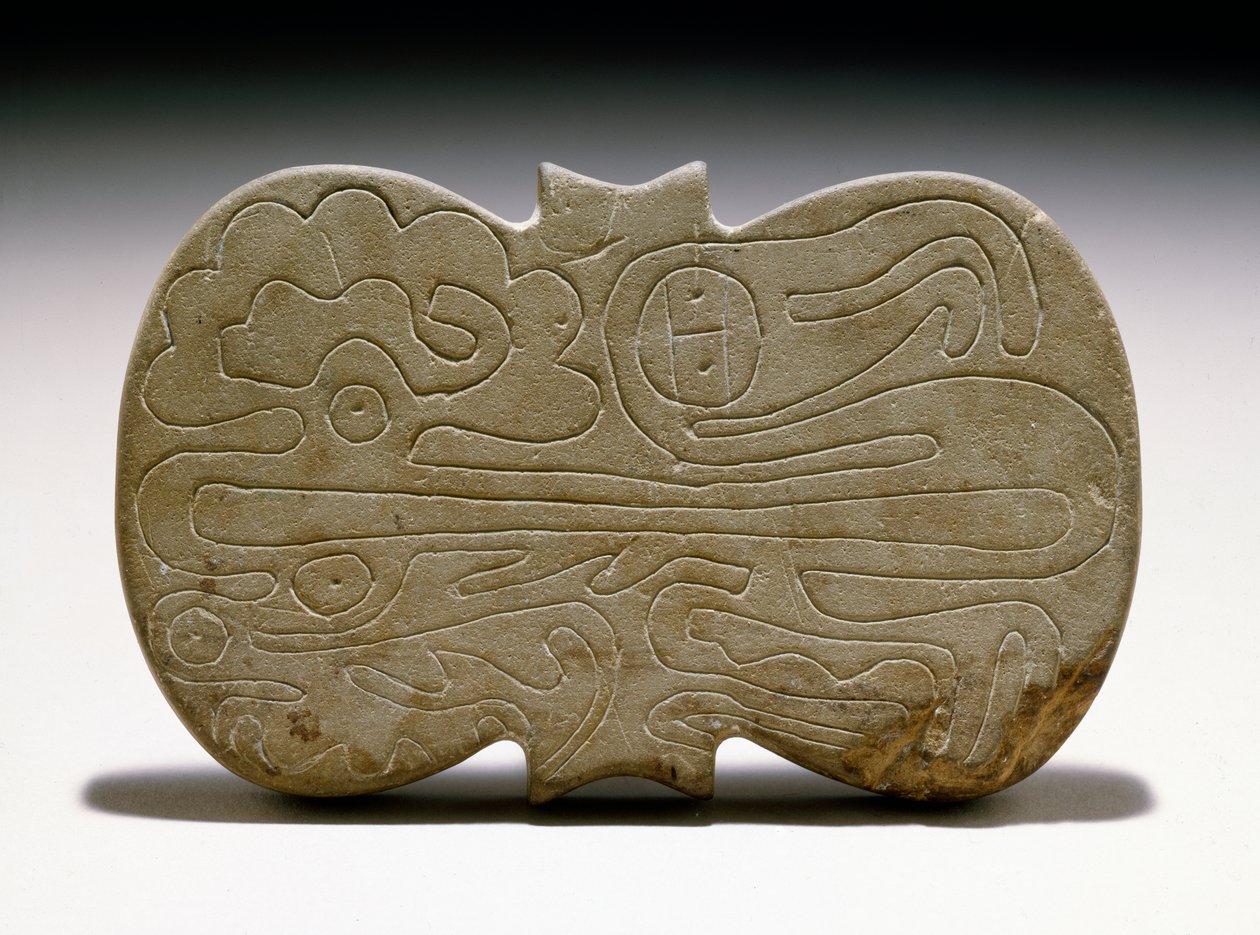 Berlin Tablet, Late Adena, 400 BC-1 AD (sandstein) av Adena culture