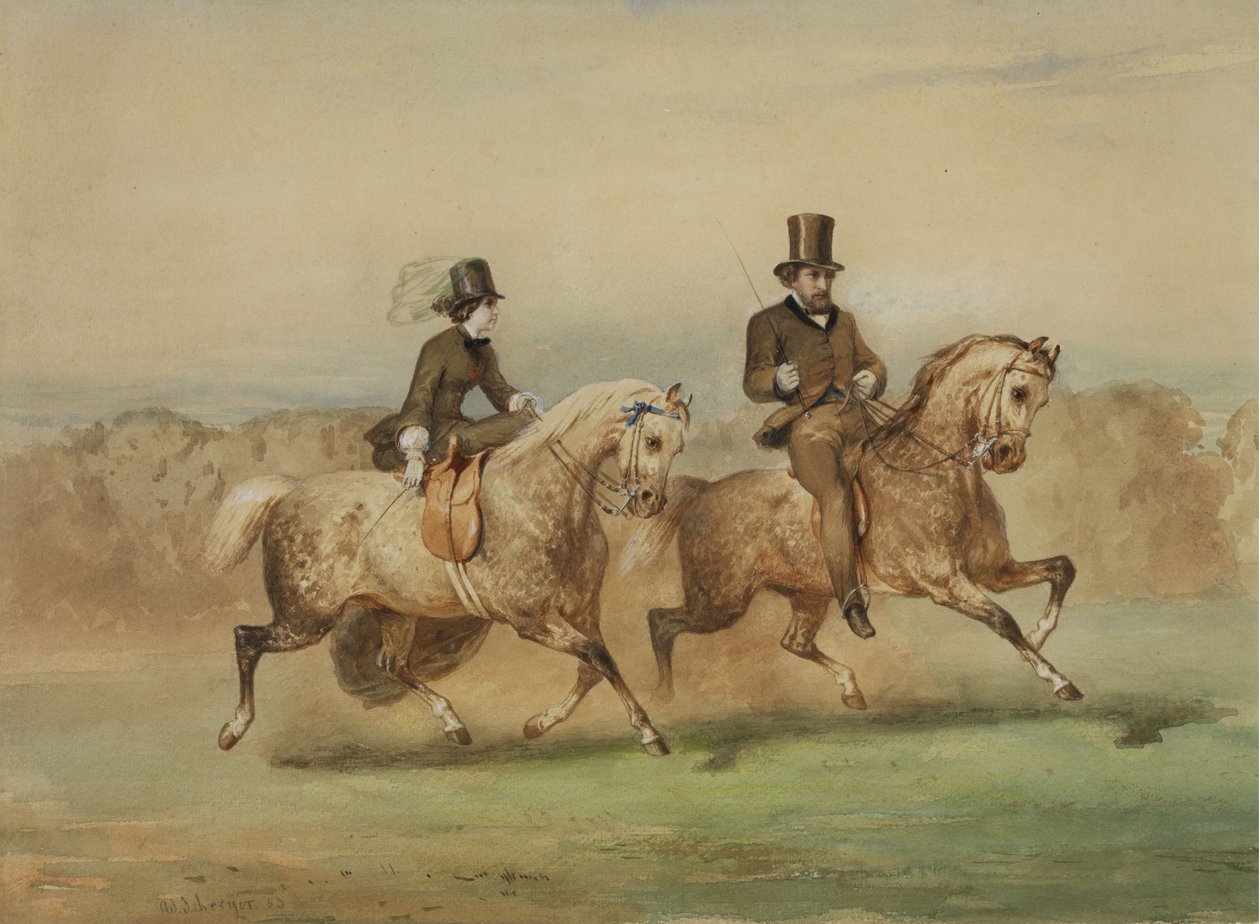 Ridepar av Adolf Schreyer