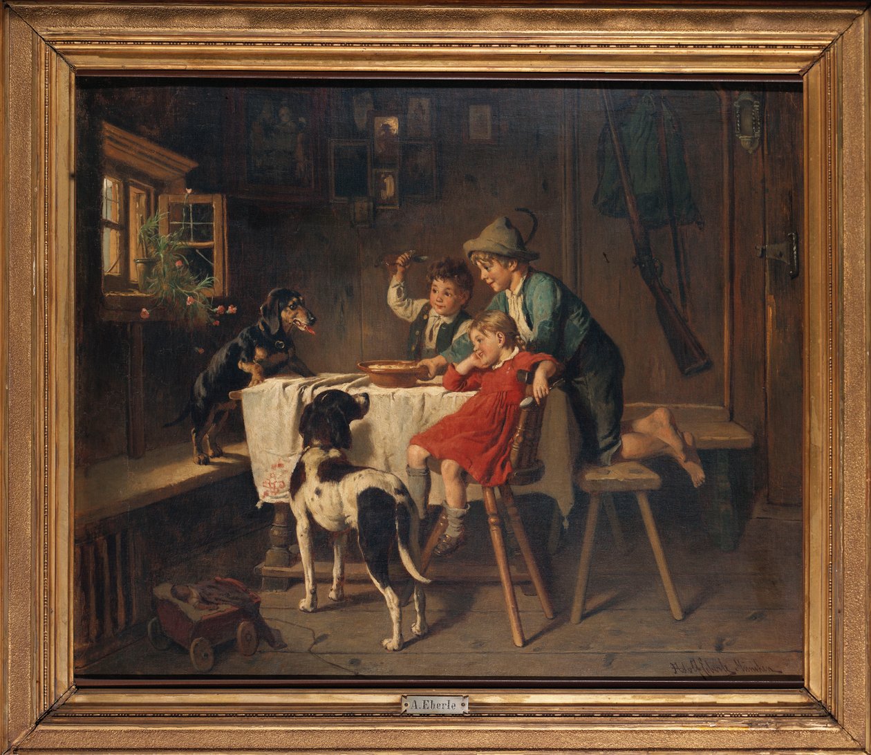 Frokosttid av Adolf Eberle