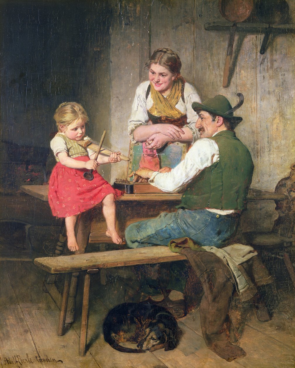 Den lykkelige familien av Adolf Eberle