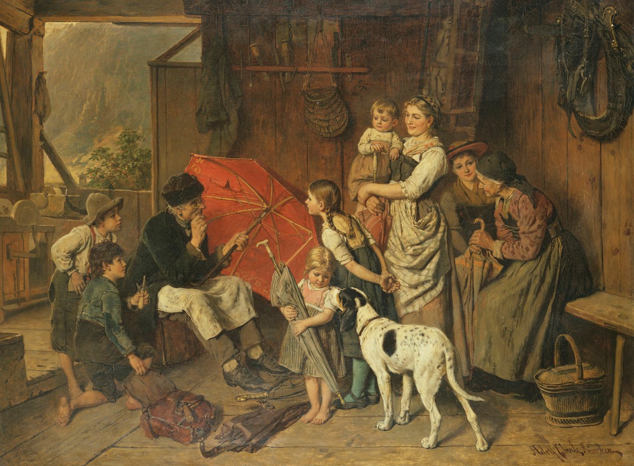 Paraplymannen av Adolf Eberle