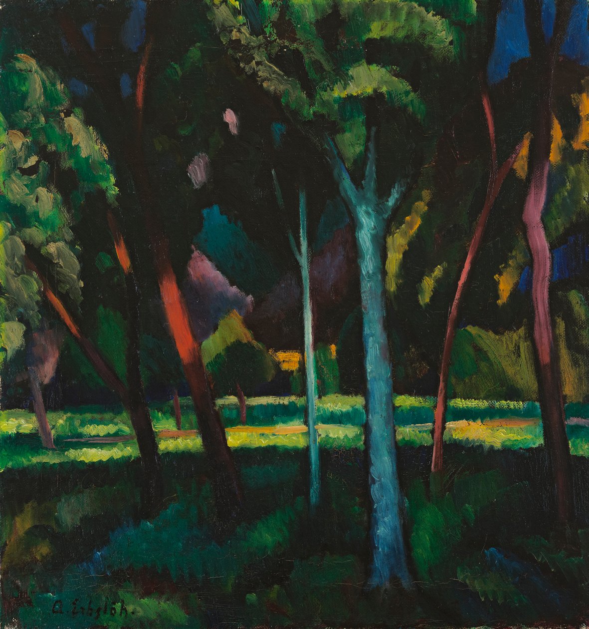 sommerkveld av Adolf Erbslöh
