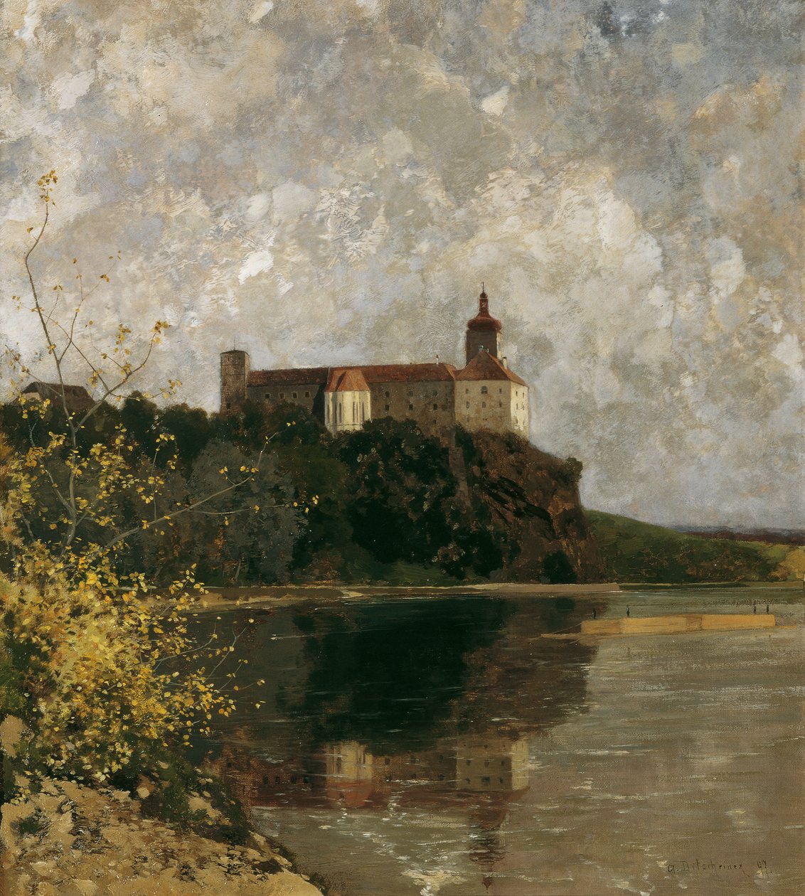 Persenbeug slott av Adolf Gustav Ditscheiner
