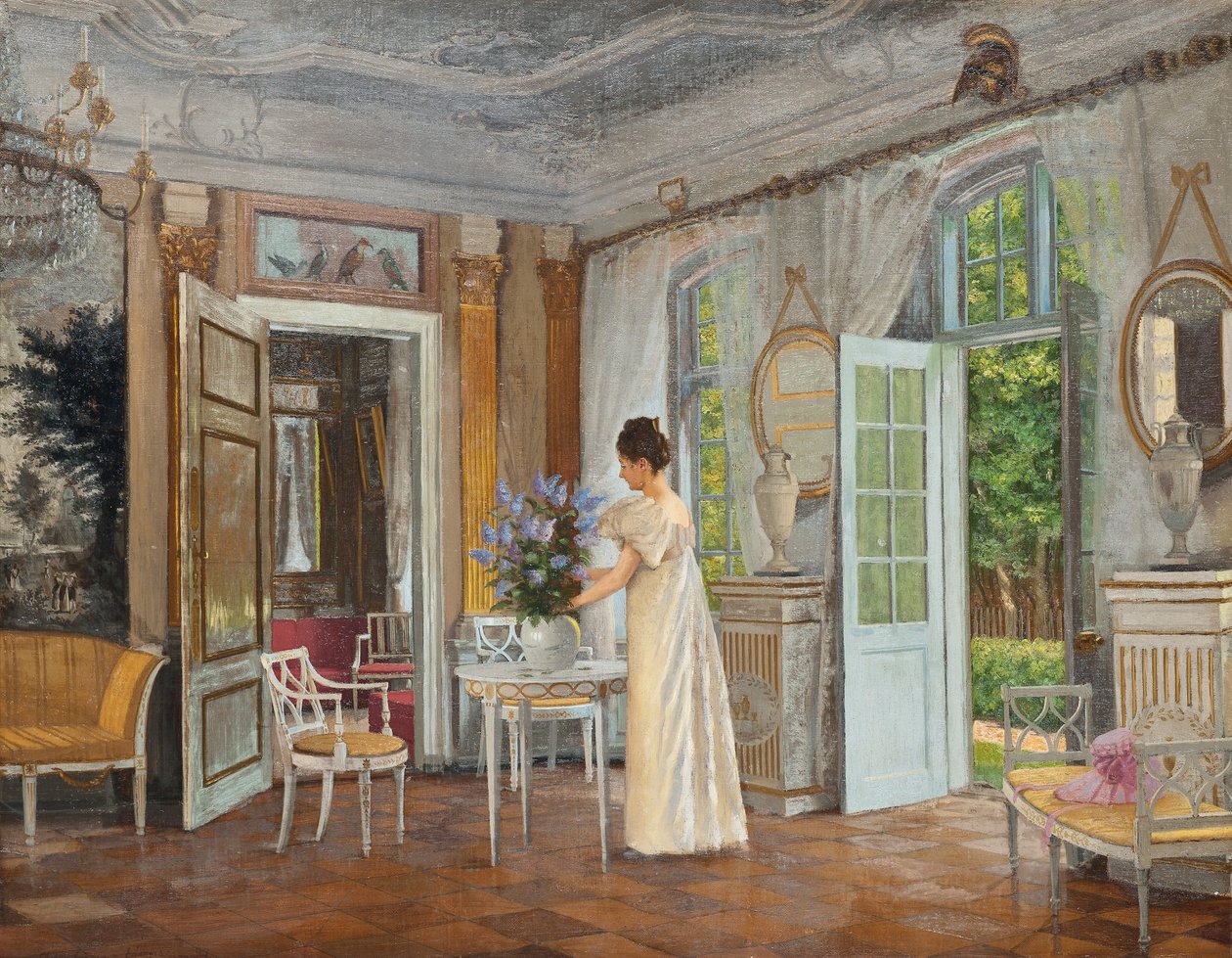 Ordne sommerblomster av Adolf Heinrich Hansen