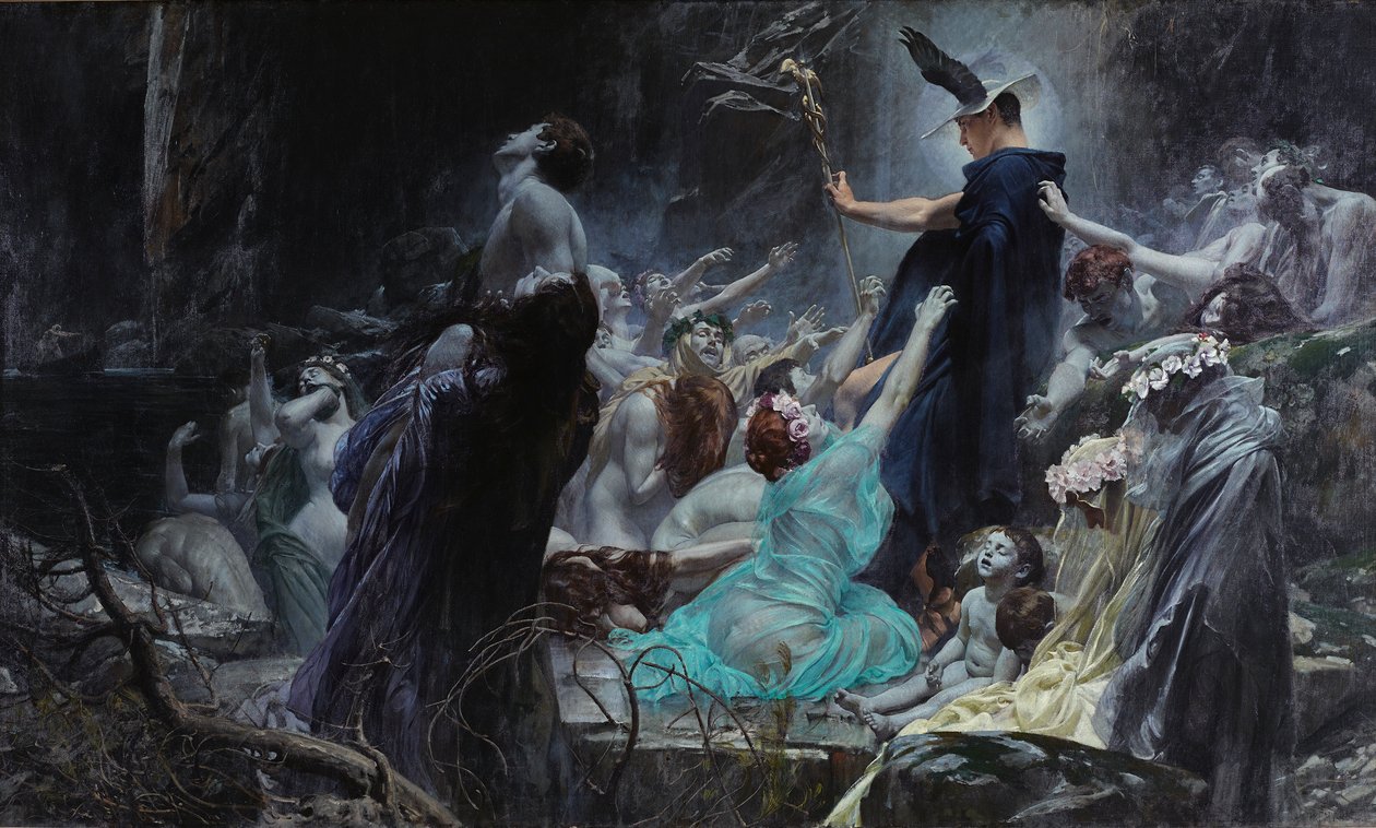 Acherons sjeler av Adolf Hiremy Hirschl