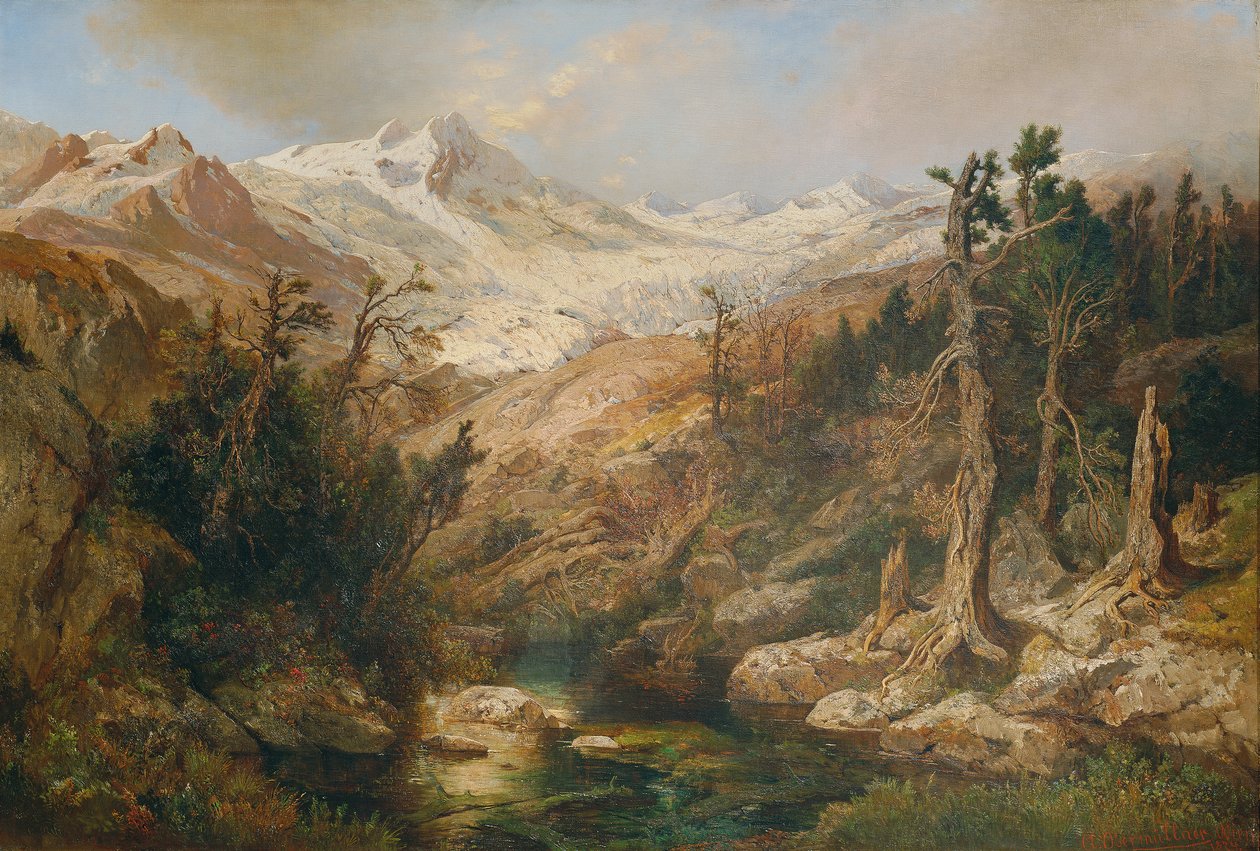 Rauriser Goldberggletscher av Adolf Obermüllner