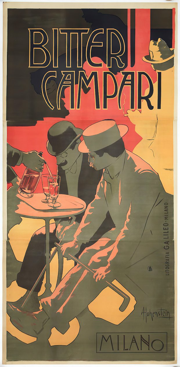 Bitter Campari, 1899. av Adolfo Hohenstein