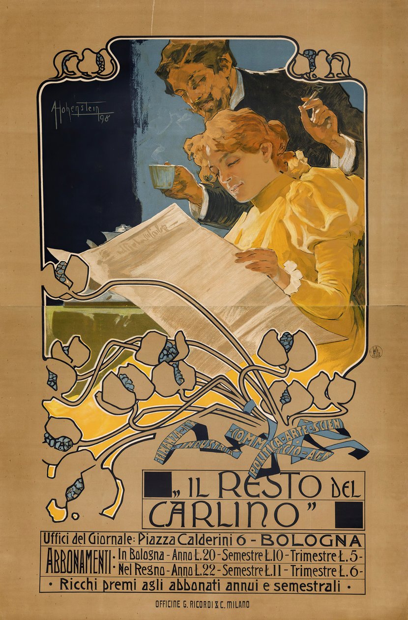 Resten av Carlino, 1898. av Adolfo Hohenstein