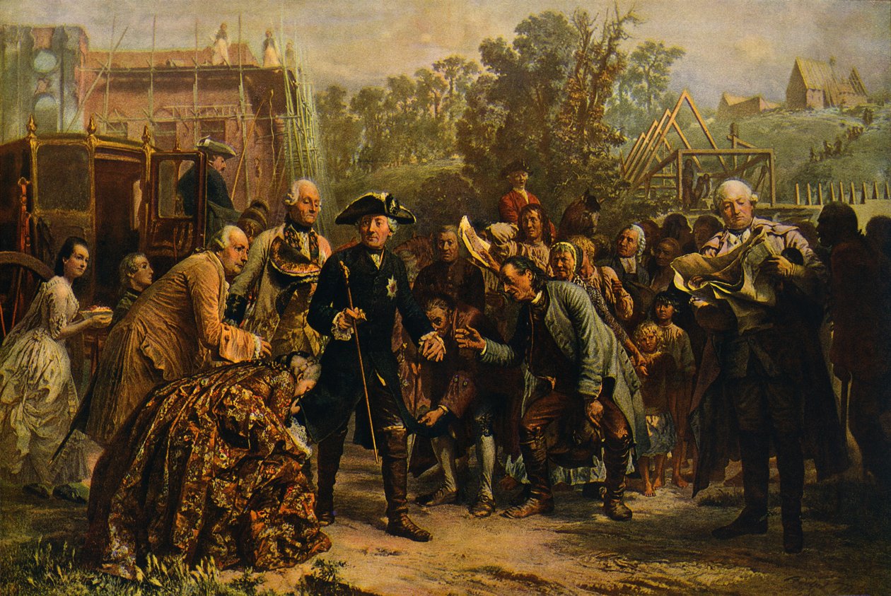 Fredrik den store av Adolph Menzel