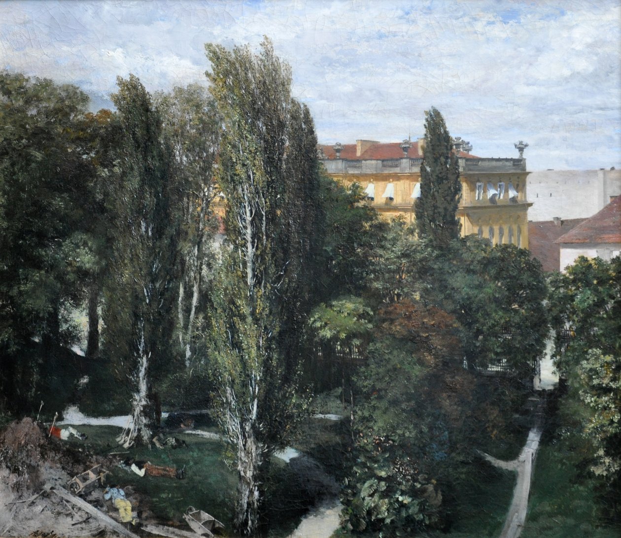 Utsikt over parken til prins Albrecht av Adolph Menzel