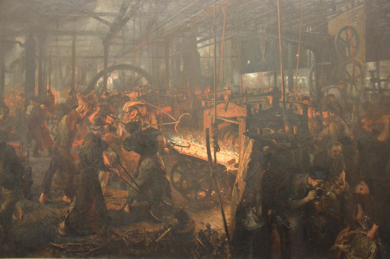 Jernvalseverket av Adolph Menzel