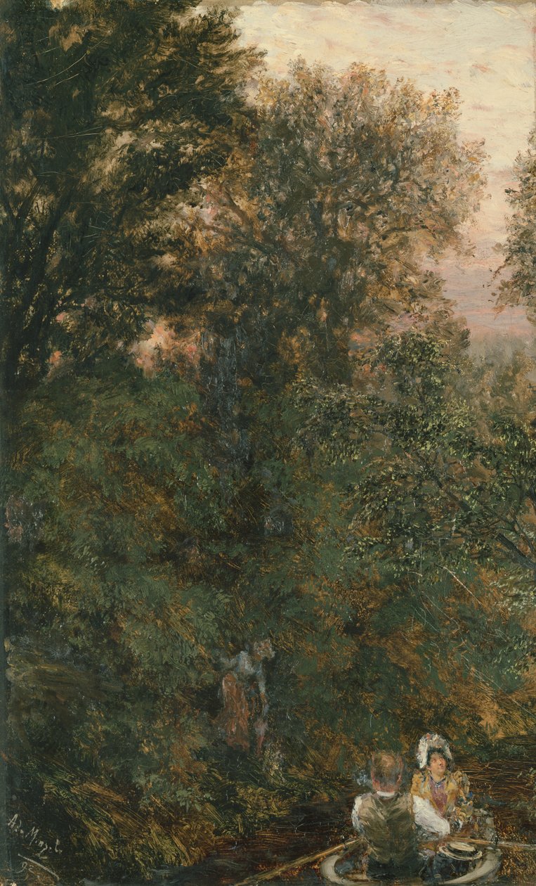 Båttur, 1892 av Adolph Menzel