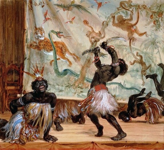 Zuluene av Adolph Menzel