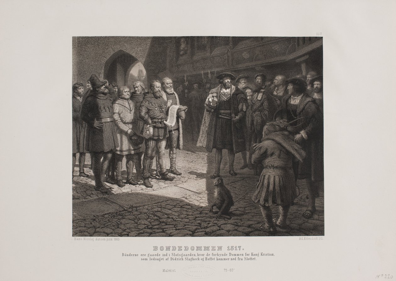 Bondedommen 1517 av Johan Adolph Kittendorff