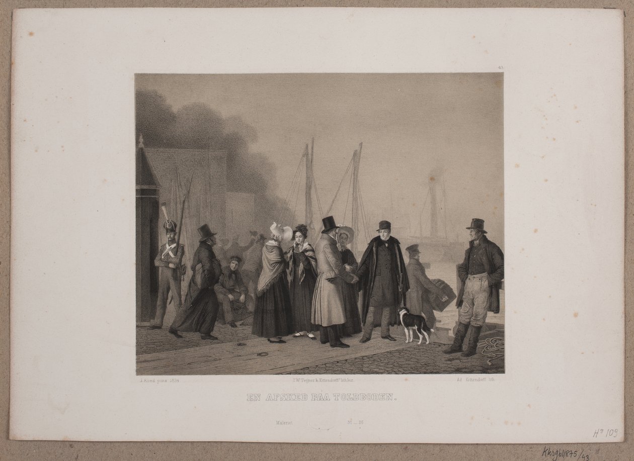 Et farvel ved tollboden av Johan Adolph Kittendorff