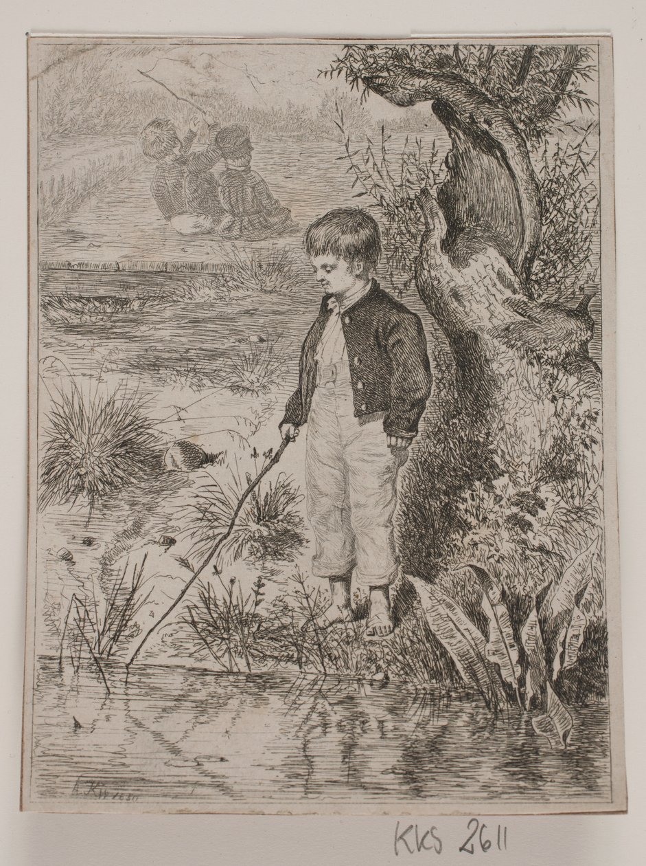 En fiskegutt av Johan Adolph Kittendorff