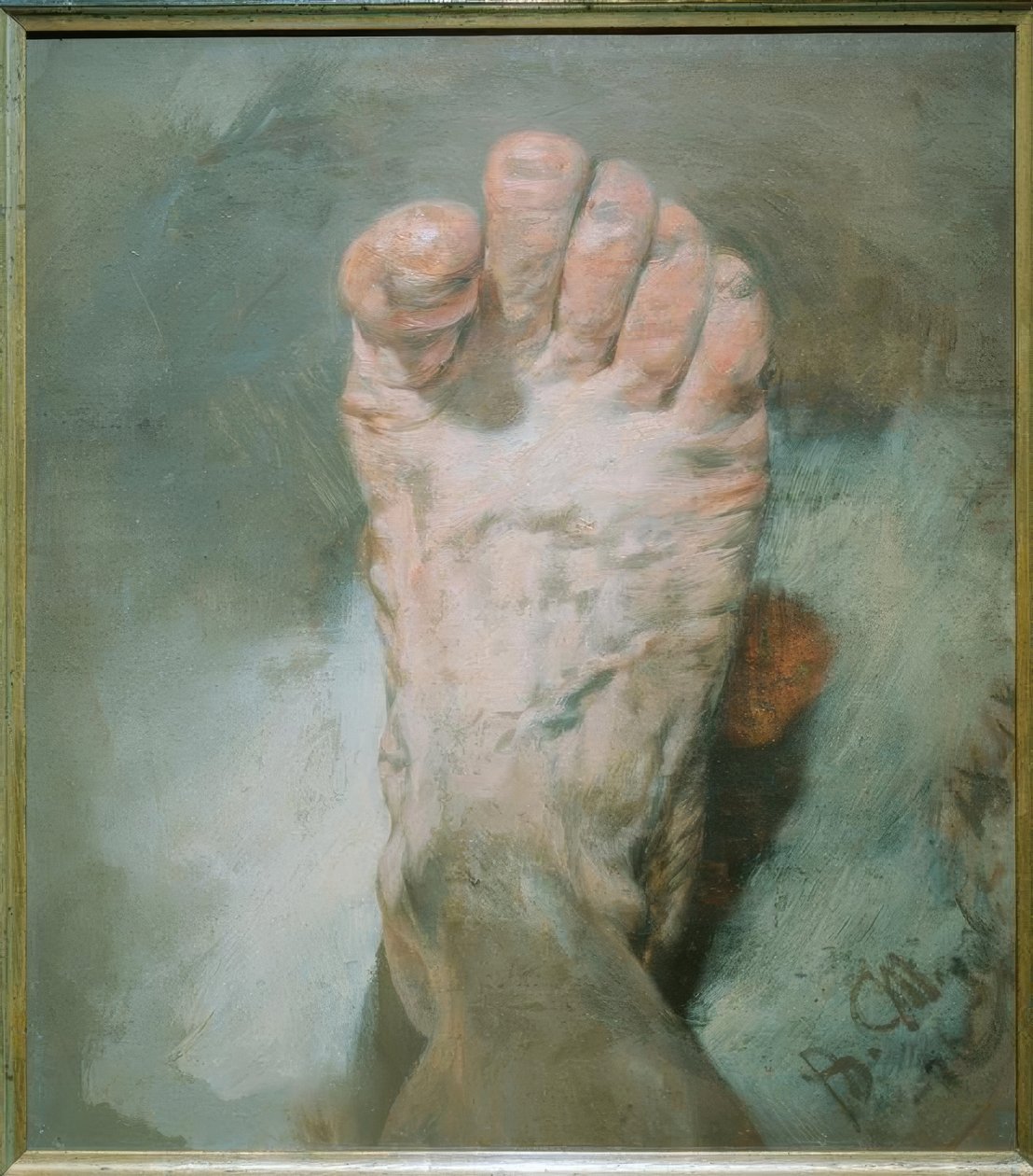 Kunstnerens fot av Adolph Menzel