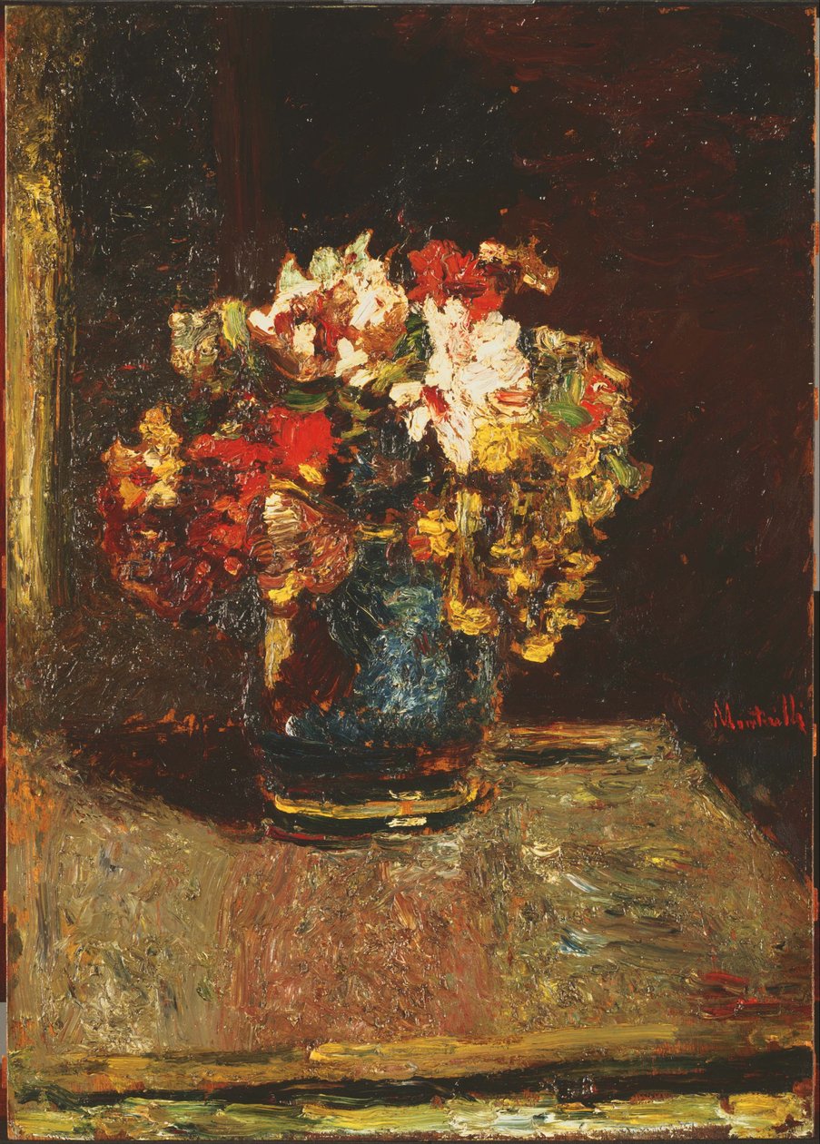 Bukett av Adolphe Joseph Thomas Monticelli