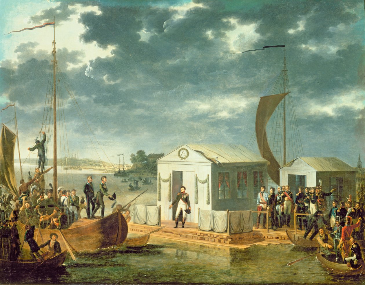 Tilsit-traktaten, 1807 av Adolphe Roehn