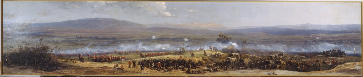 Slaget ved Ulnudi 4. juli 1879, ca. 1880 av Adolphe Yvon