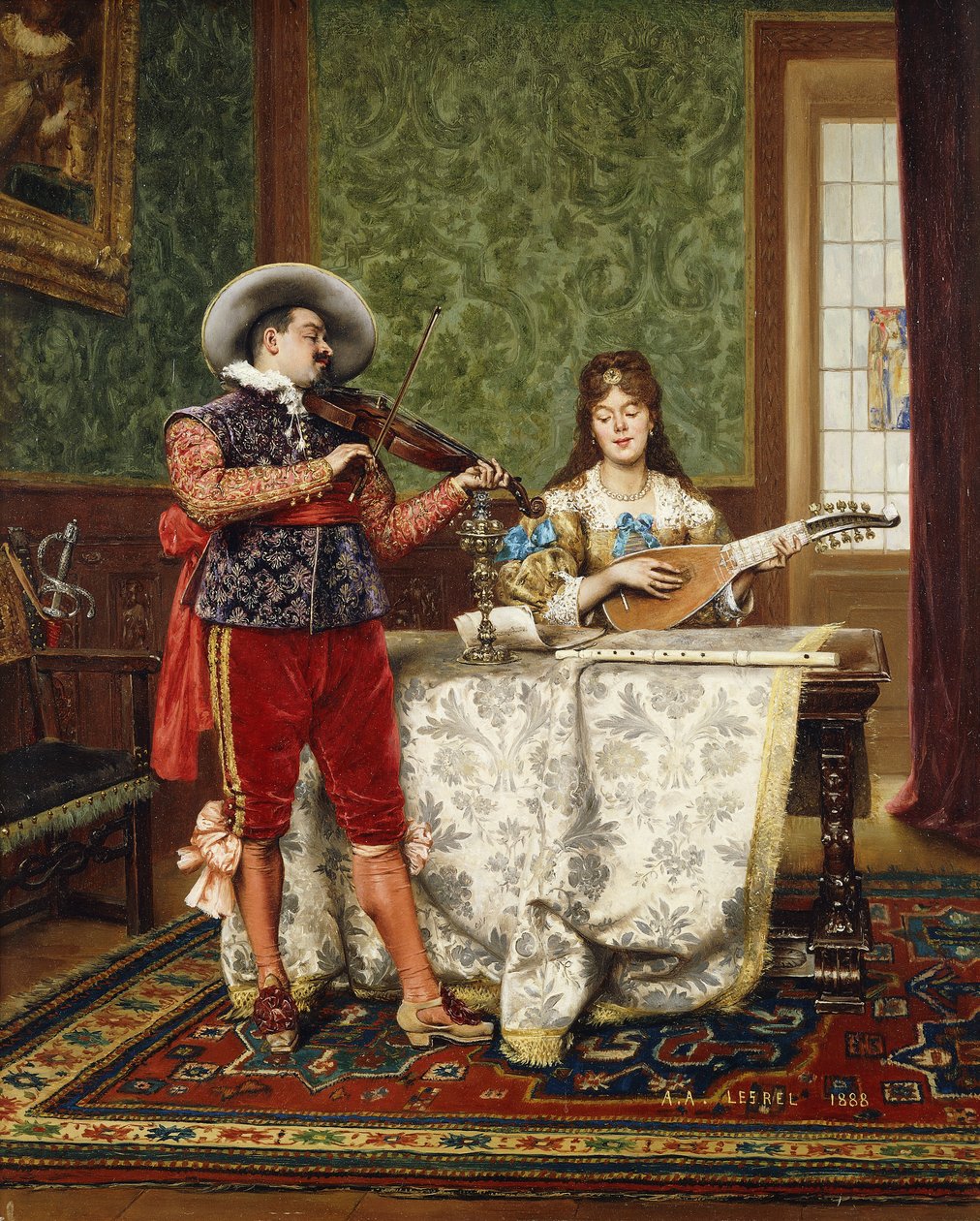 Duetten av Adolphe Alexandre Lesrel