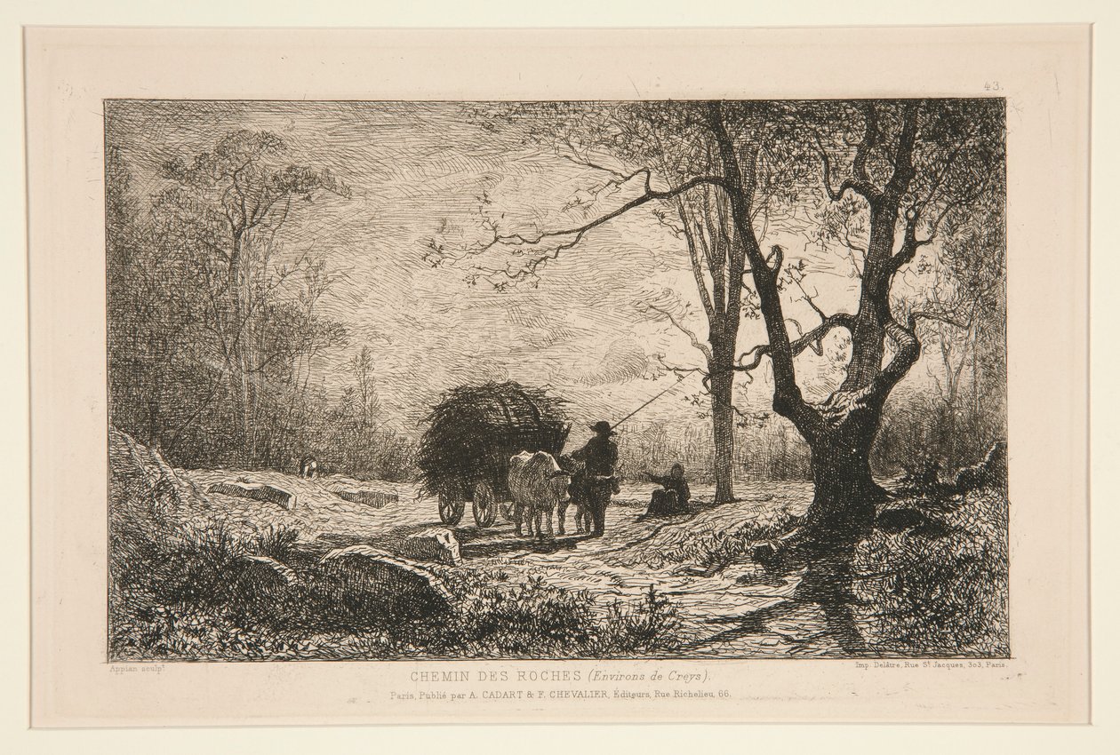 Stien til steinene (rundt Creys) av Adolphe Appian