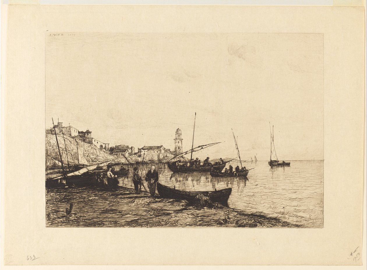 Havnen i San Remo av Adolphe Appian