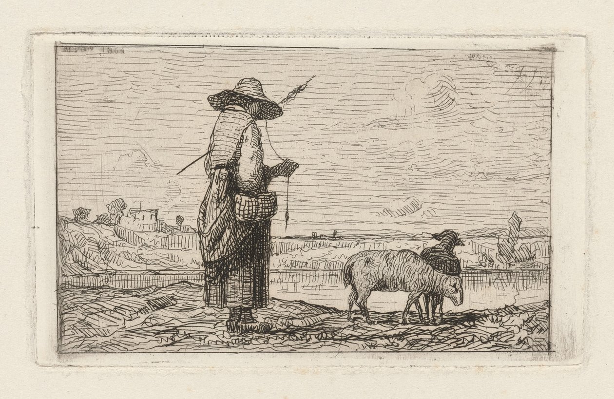 Gjeterinne av Adolphe Appian