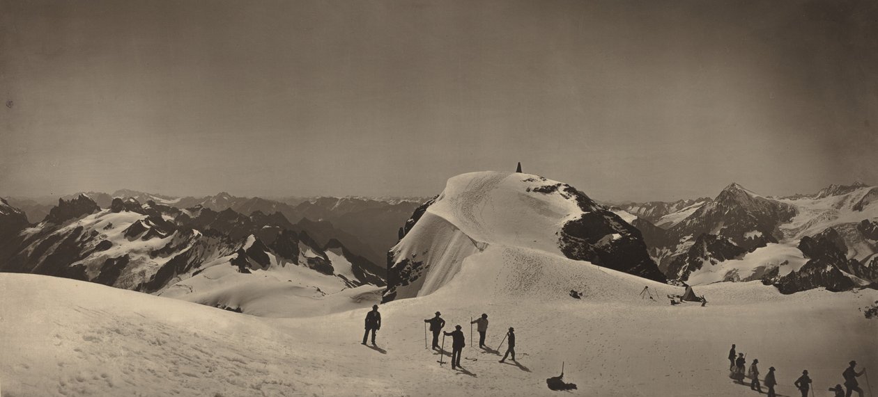 Toppmøtet på Mont Titlis, Sveits av Adolphe Braun