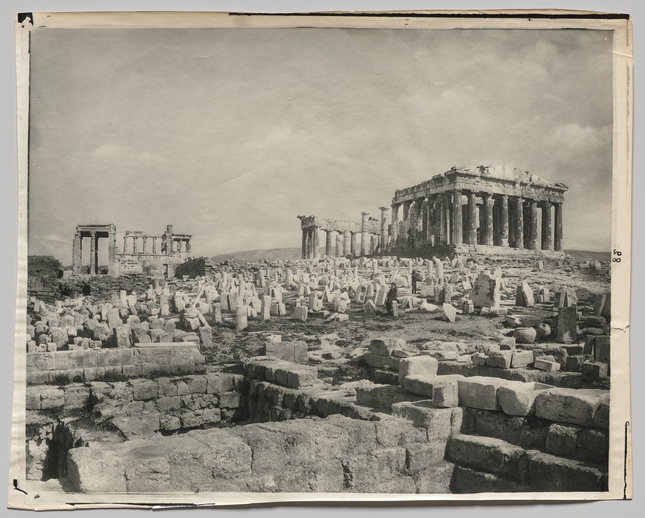 Utsikt over Parthenon av Adolphe Braun and Co.