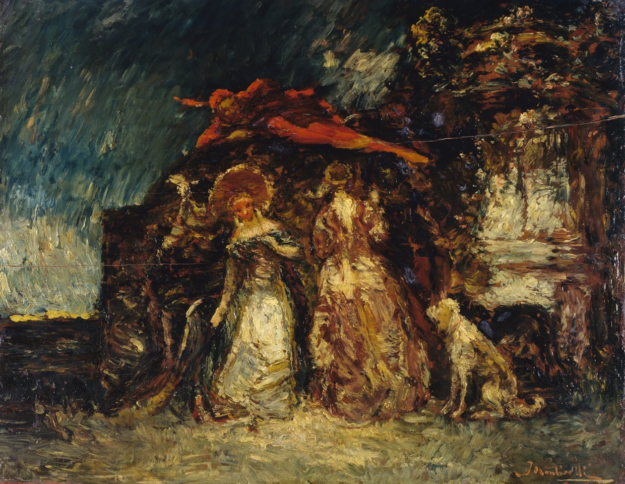 Mefistofeles av Adolphe Joseph Thomas Monticelli