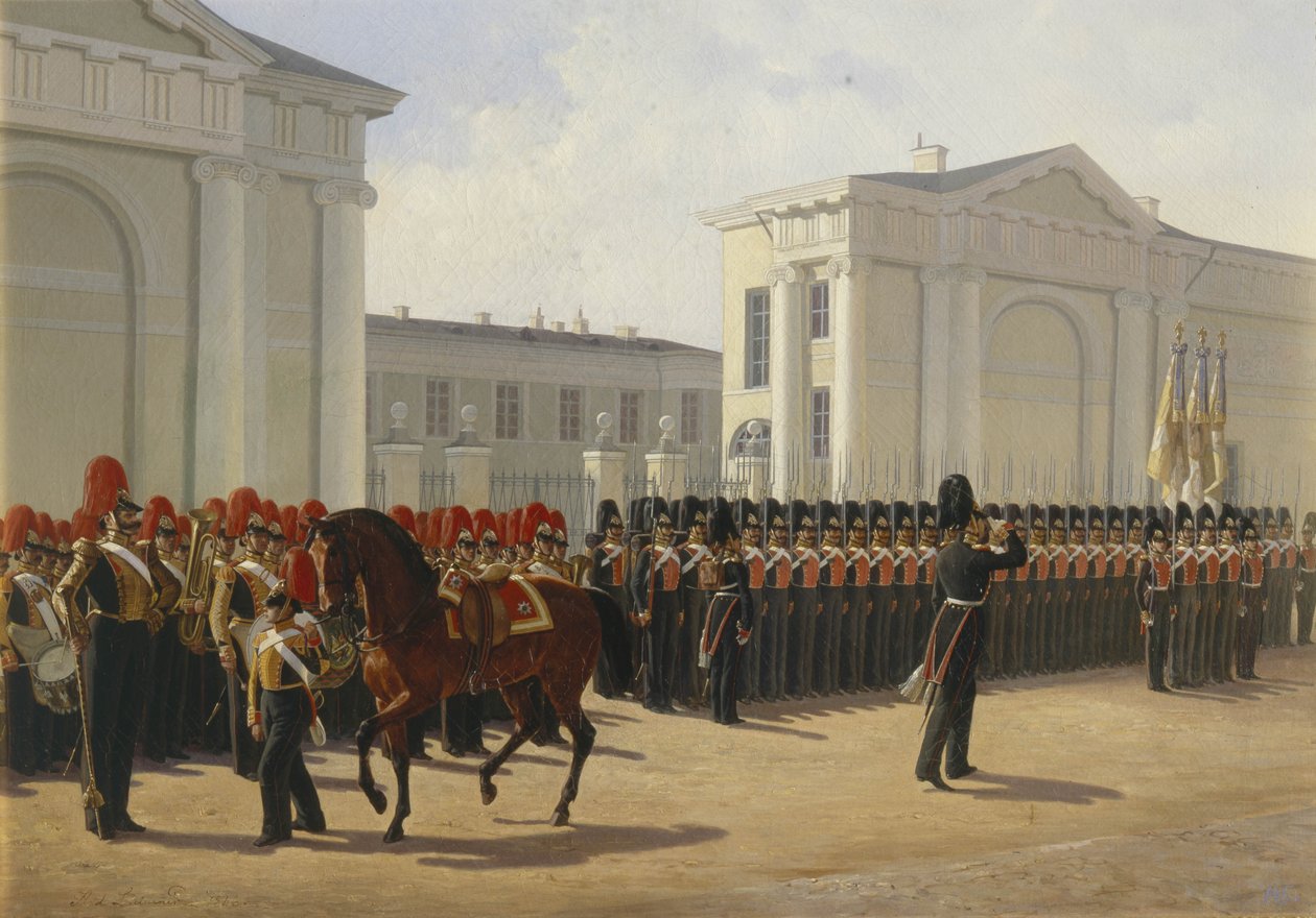 Leib Guard Izmailovo-regimentet, 1846 av Adolphe Ladurner