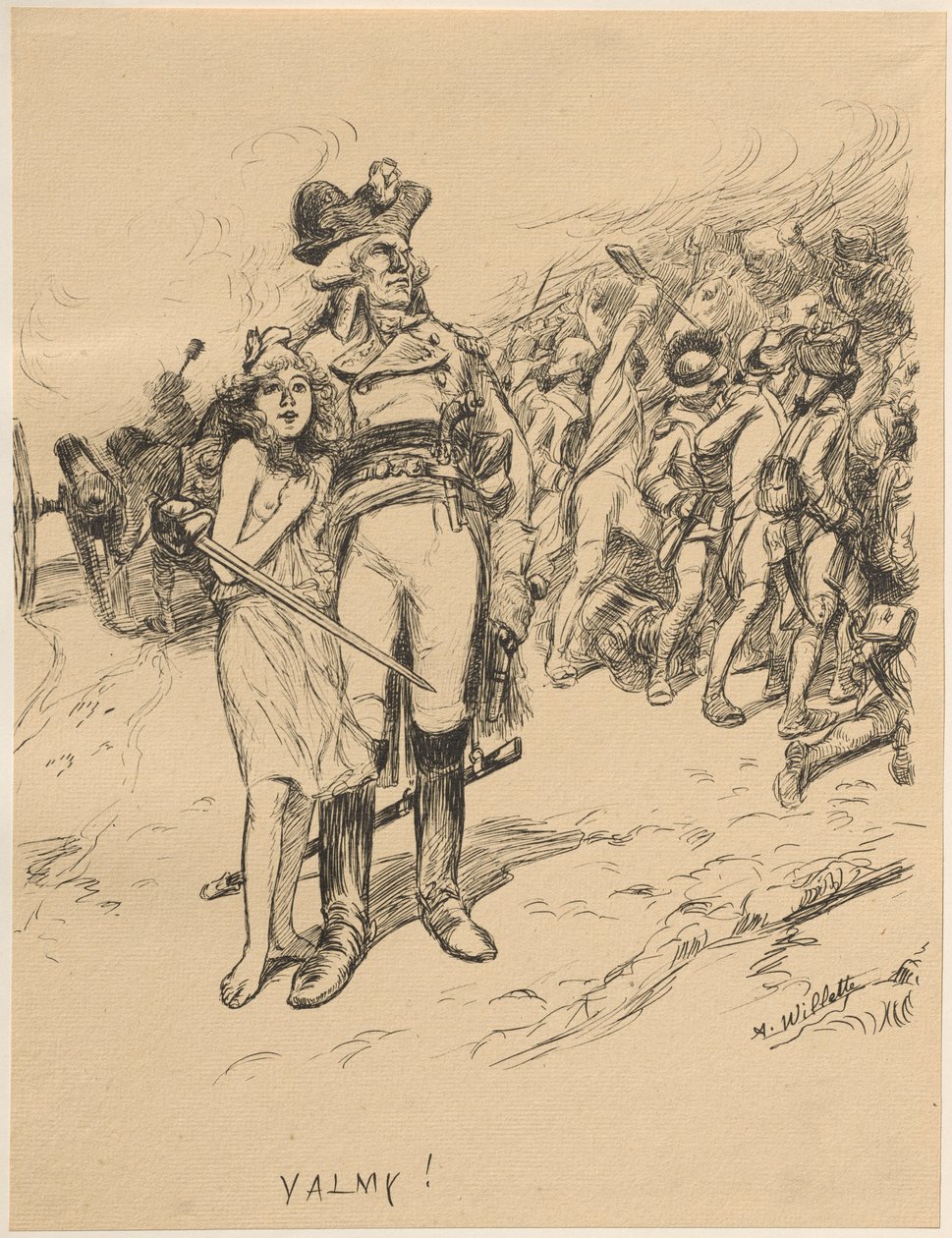 Valmy av Adolphe Willette
