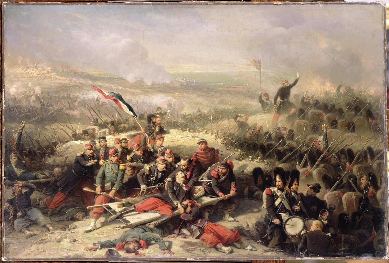 The Take of Malakoff, 8. september 1855 av Adolphe Yvon