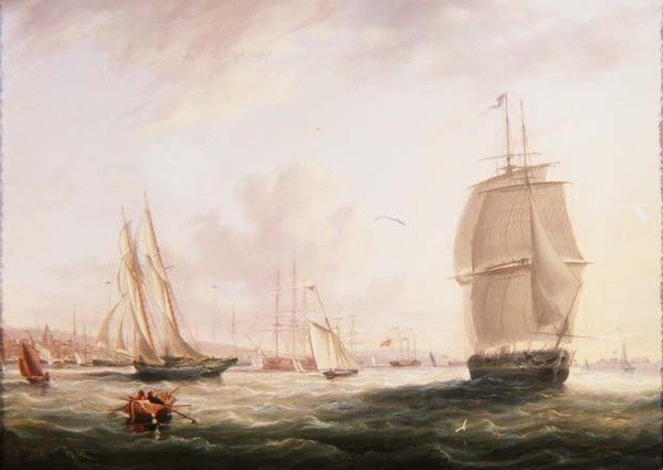 Frakt fra Tilbury Fort, Gravesend av Adolphus Knell