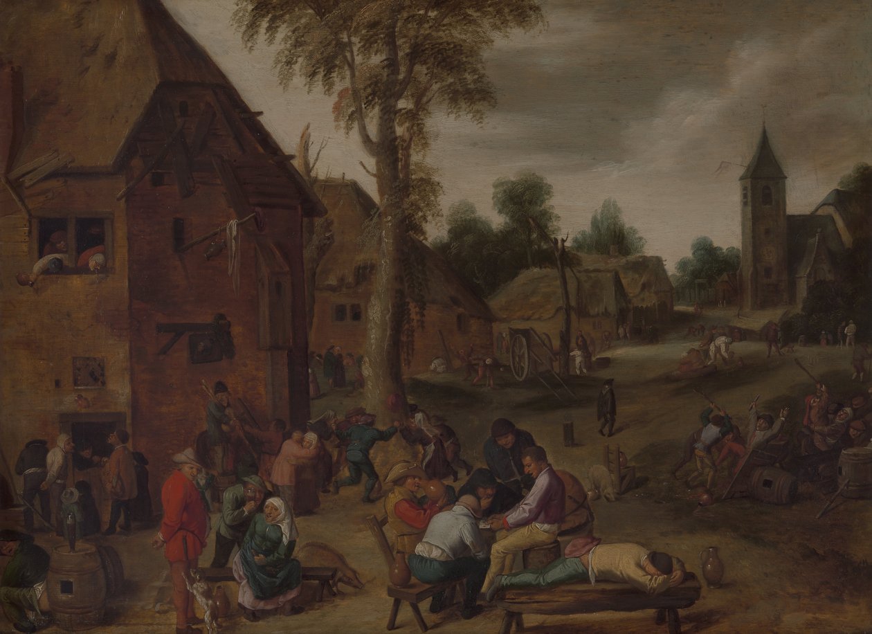 landsbymesse av Adriaen Brouwer
