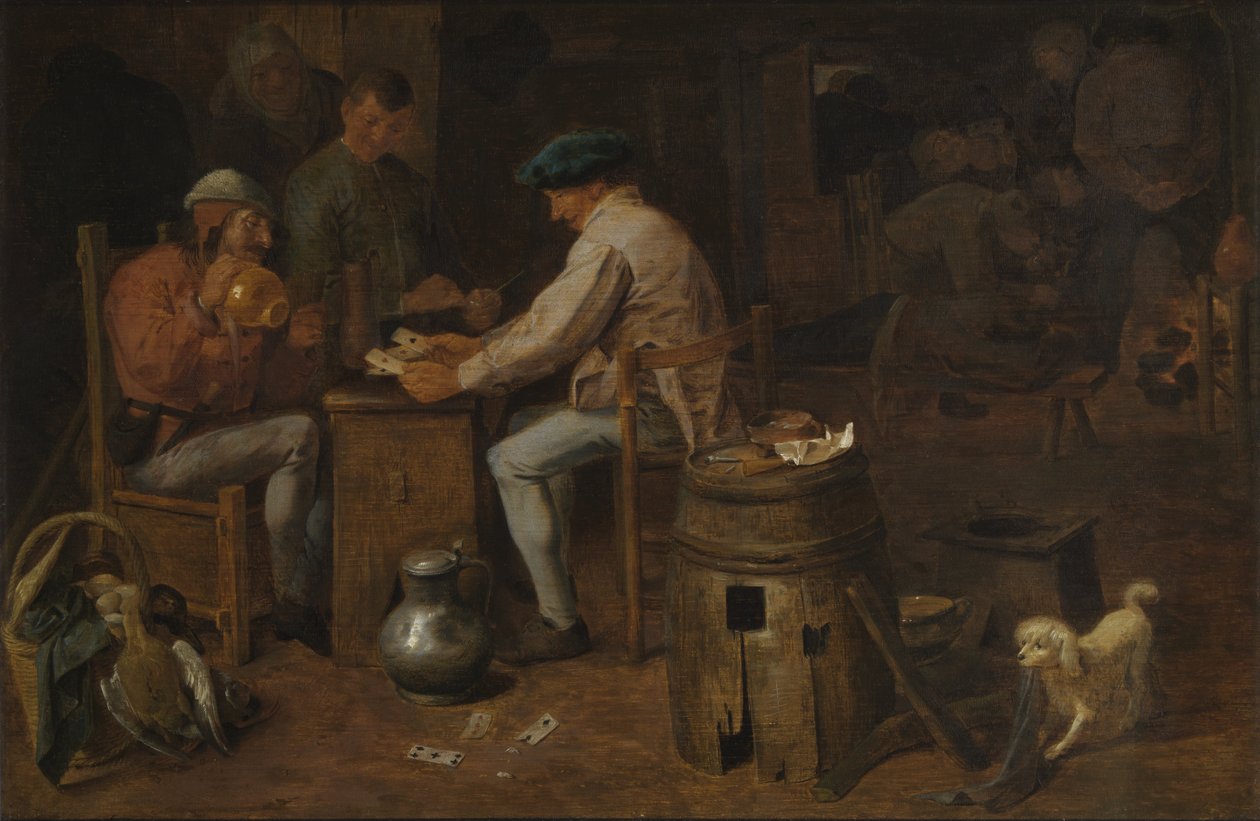 Kortspillerne av Adriaen Brouwer
