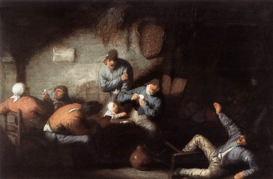 Inn Scene av Adriaen Jansz. van Ostade