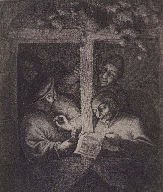 Sangerne ved vinduet av Adriaen Jansz. van Ostade