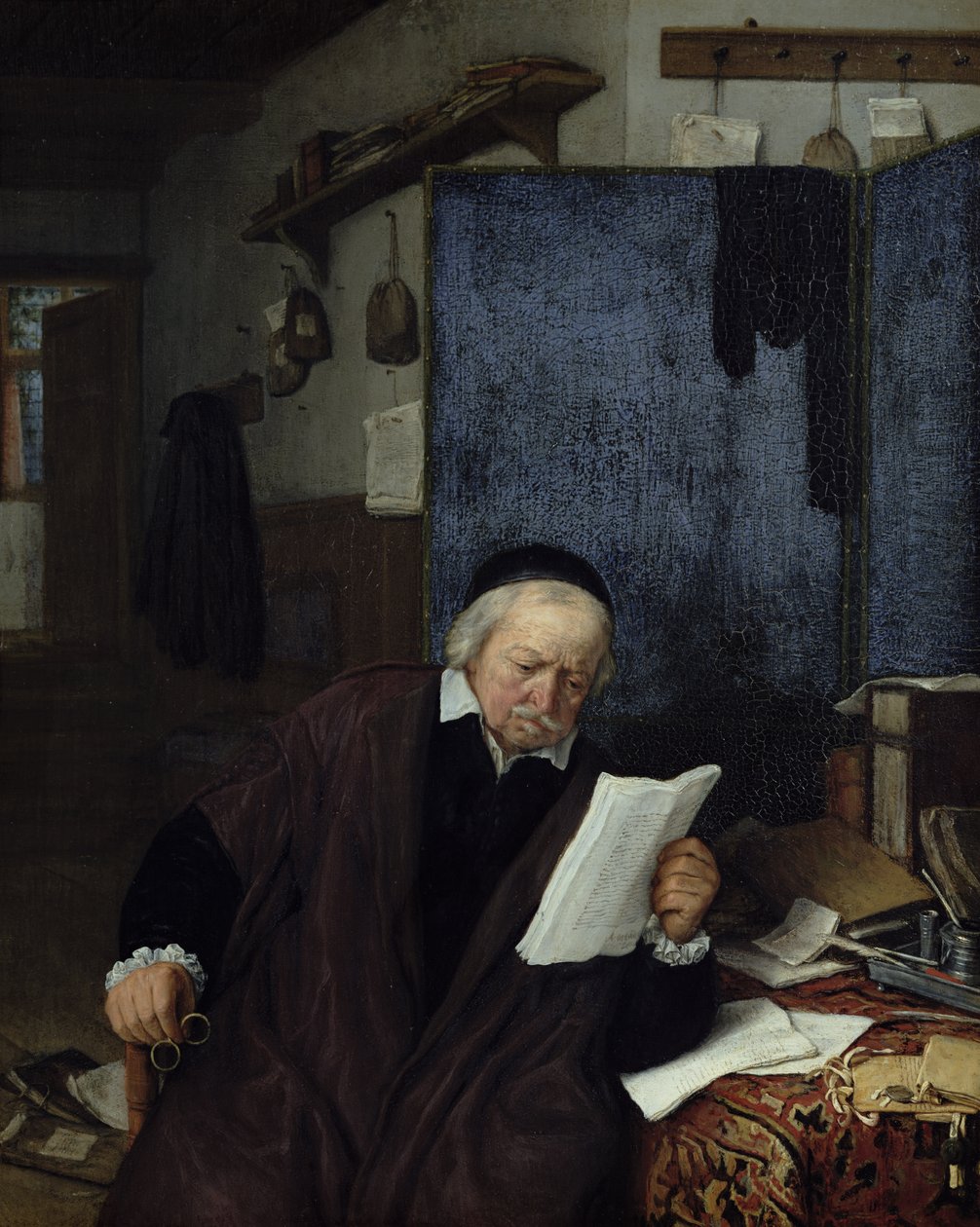 Advokat i sin studie av Adriaen Jansz. van Ostade