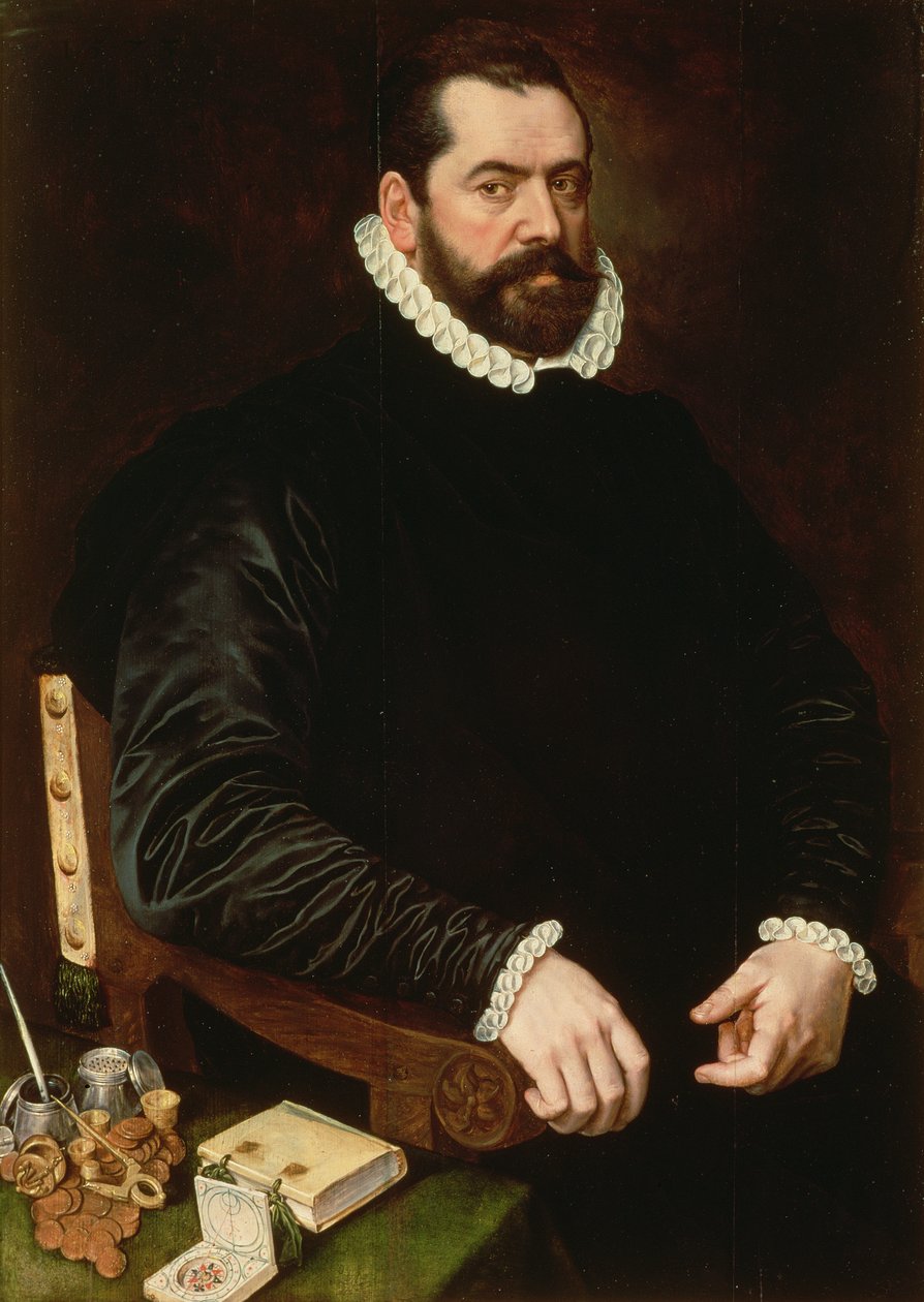 Portrett av en lærd gentleman av Adriaen Thomasz Key