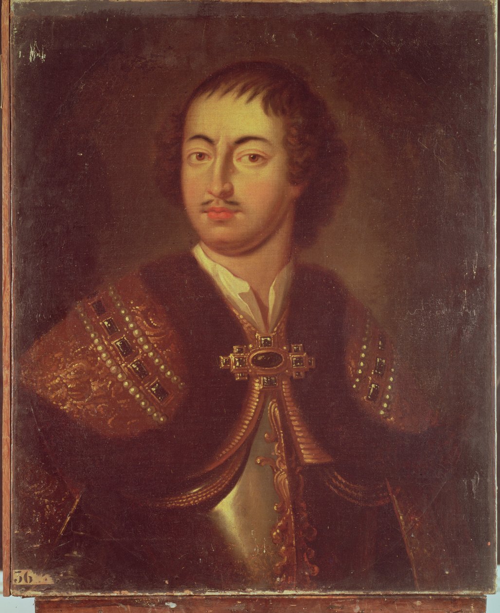 Portrett av Peter I (1672-1725) av Adriaan van der Werff
