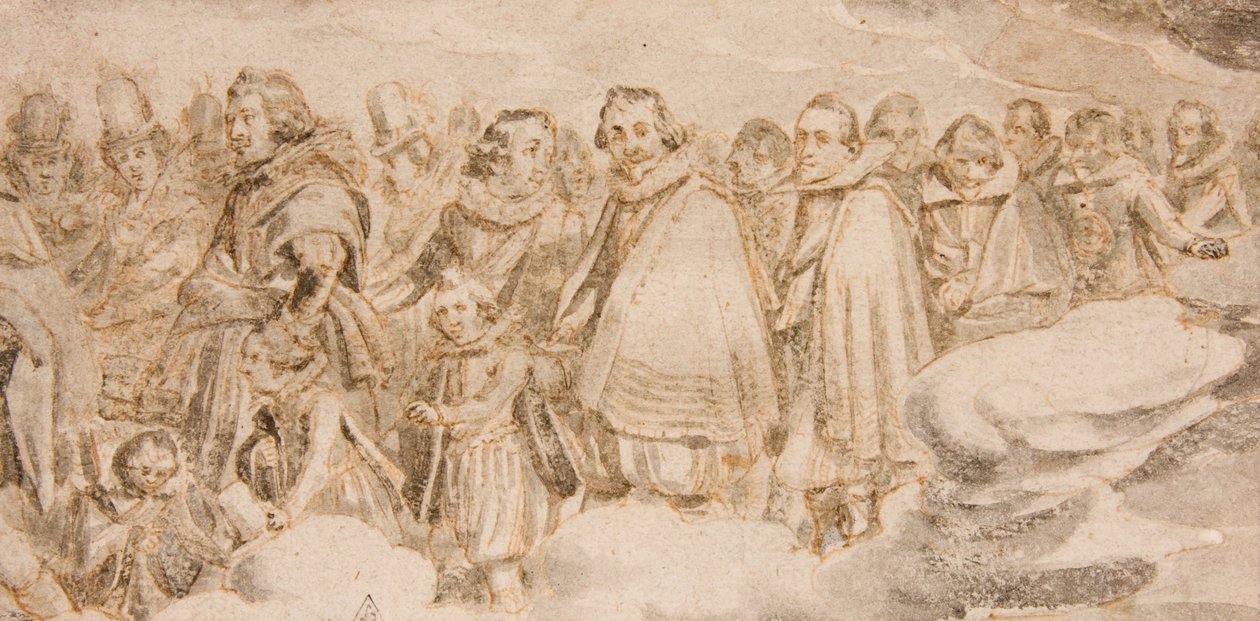 Frederick V Arraiving i Böhmen av Adriaen van de Venne