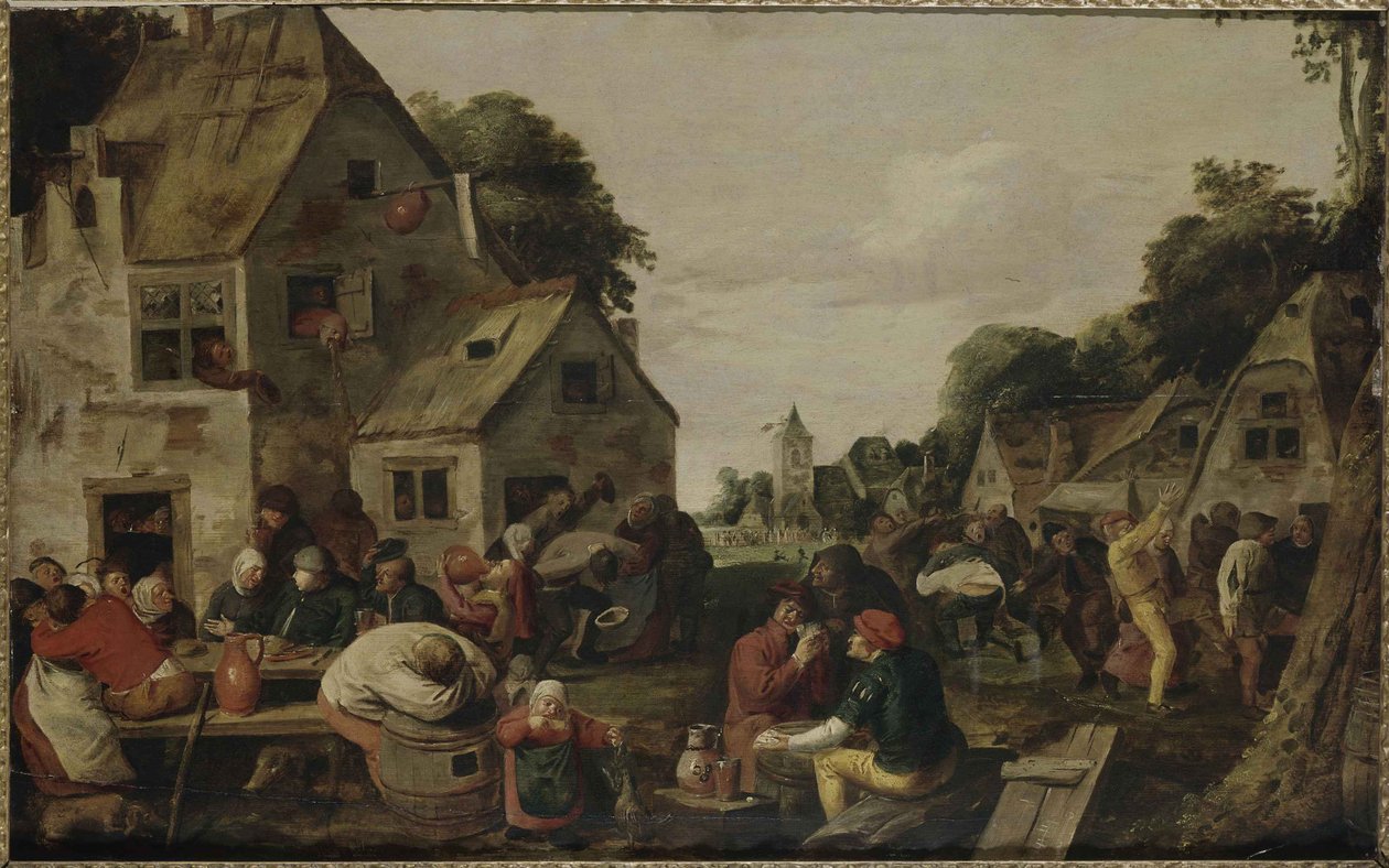 Kermesse. av Adriaen Brouwer