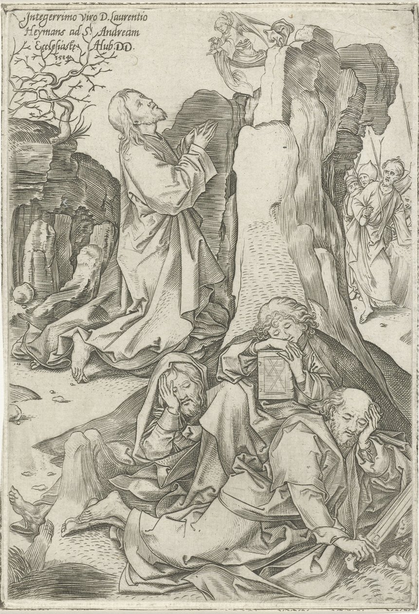 Kristus i Getsemane hage av Adriaen Huybrechts (I)