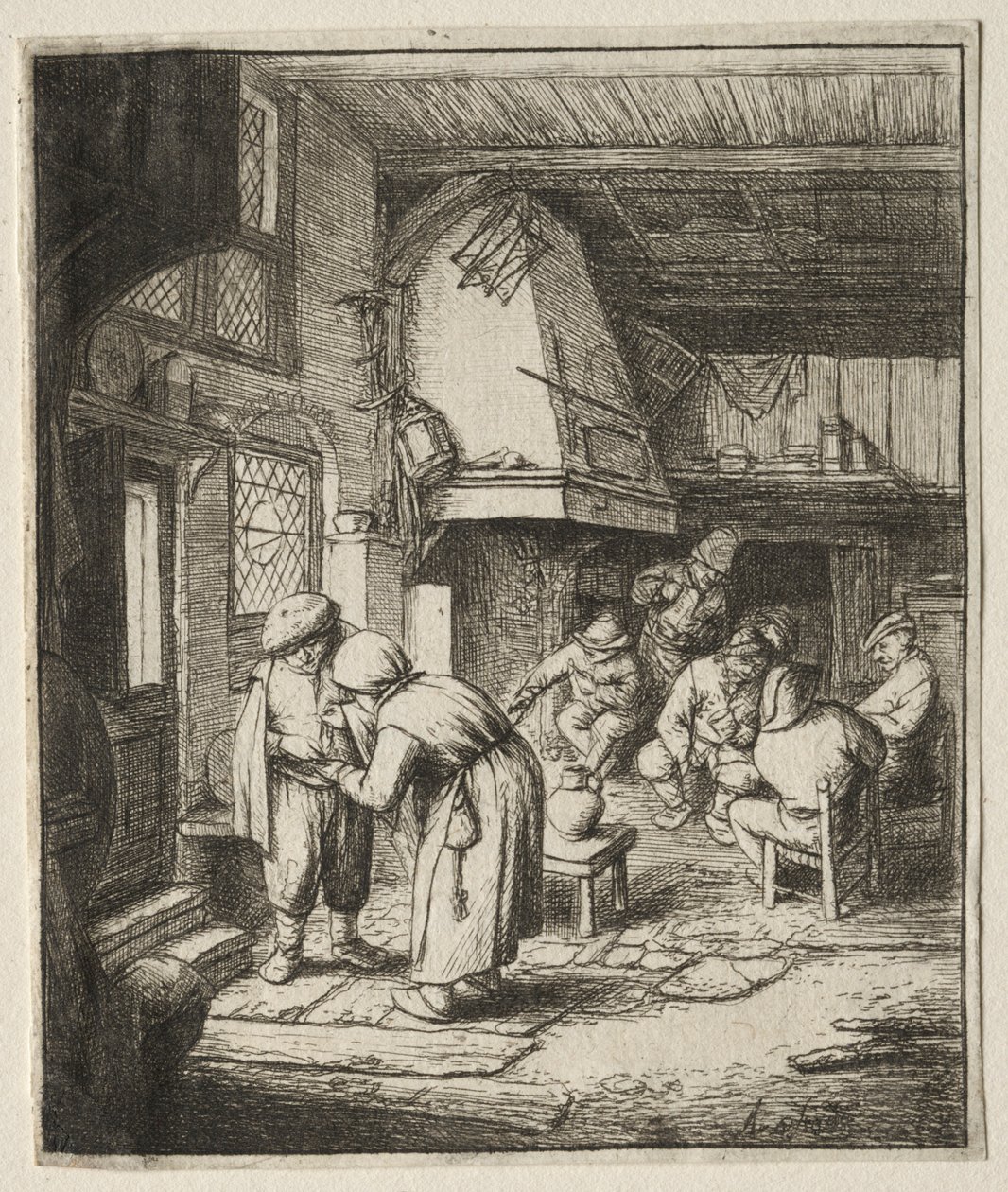 Bonden gjorde opp gjelden sin. av Adriaen Jansz. van Ostade