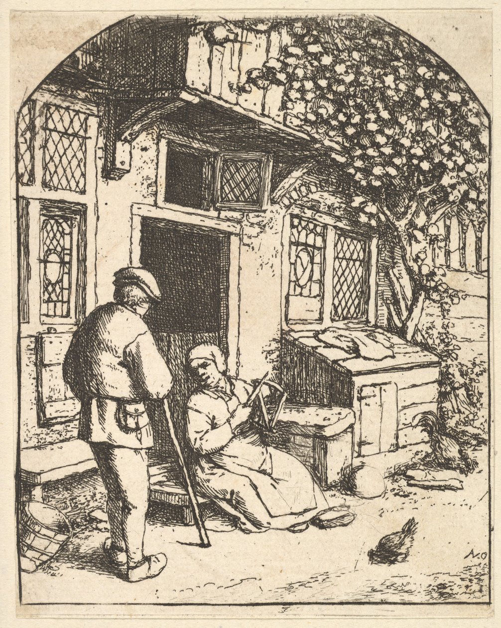 The Winder, 1610-85. av Adriaen Jansz. van Ostade
