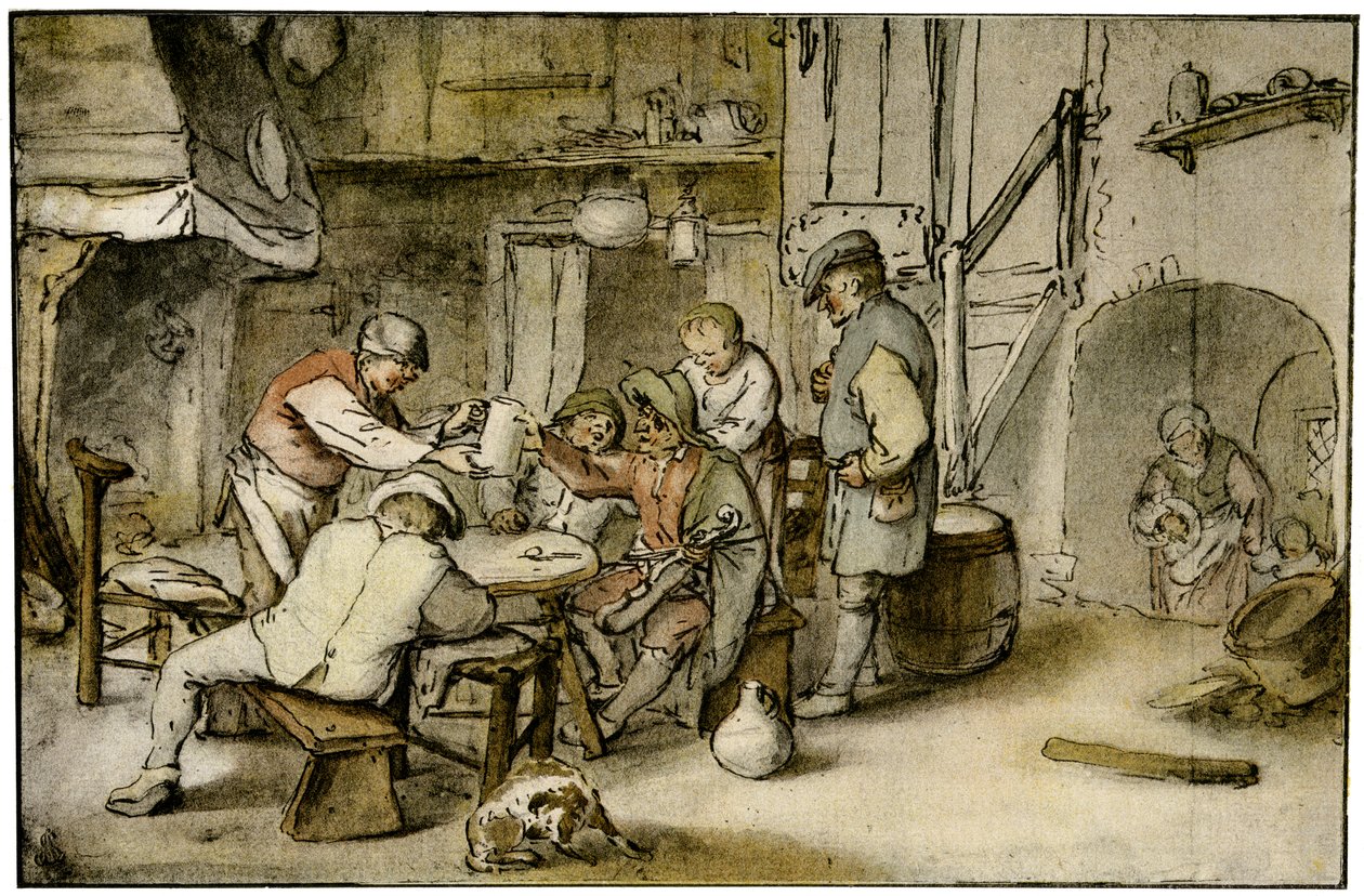 Musikeren av Adriaen Jansz. van Ostade