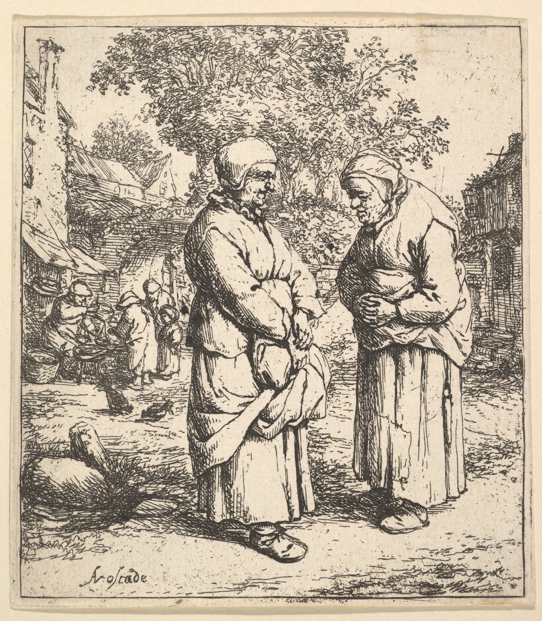 To sladder, 1610-85. av Adriaen Jansz. van Ostade